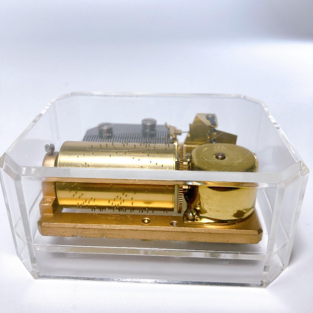 REUGE オルゴール 36弁 別れの曲 ショパン アクリルケース　|3744|