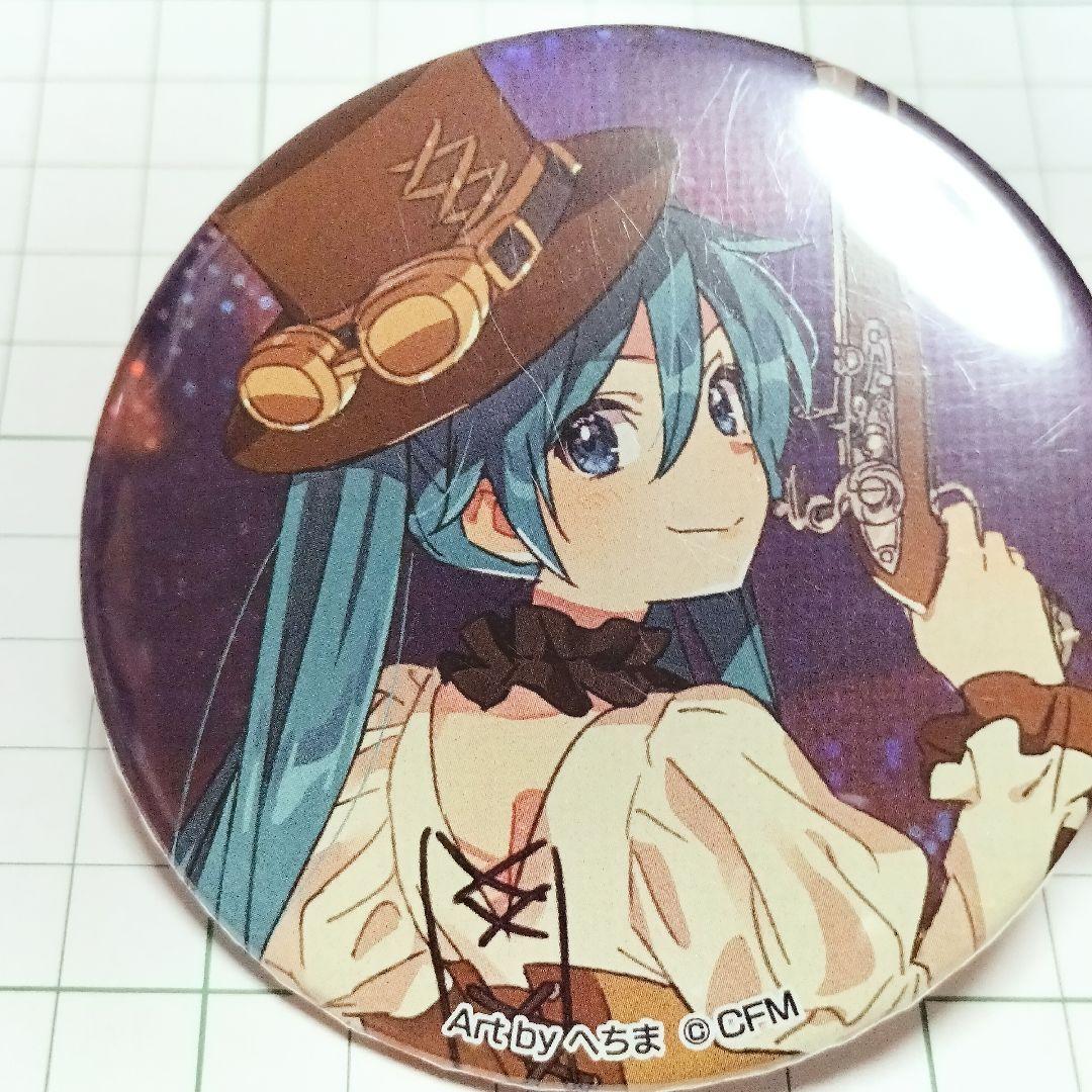 激レア　初音ミク 缶バッジ　 へちまパイレーツ　ホログラム