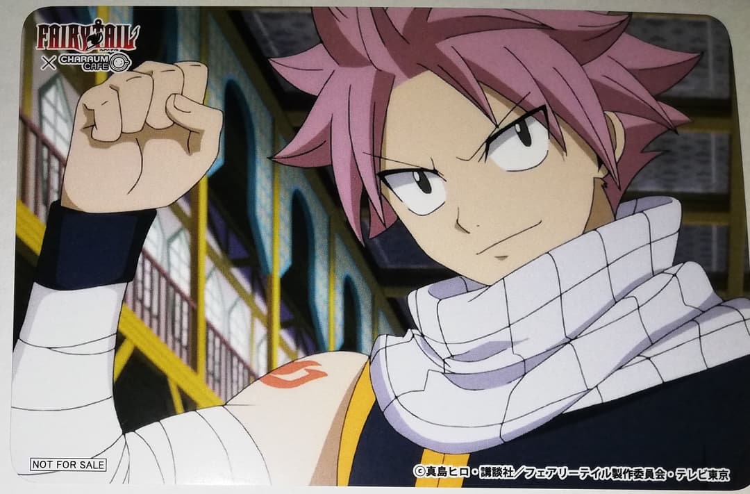 フェアリーテイル ナツ ポストカード ブロマイド キャラウムカフェ