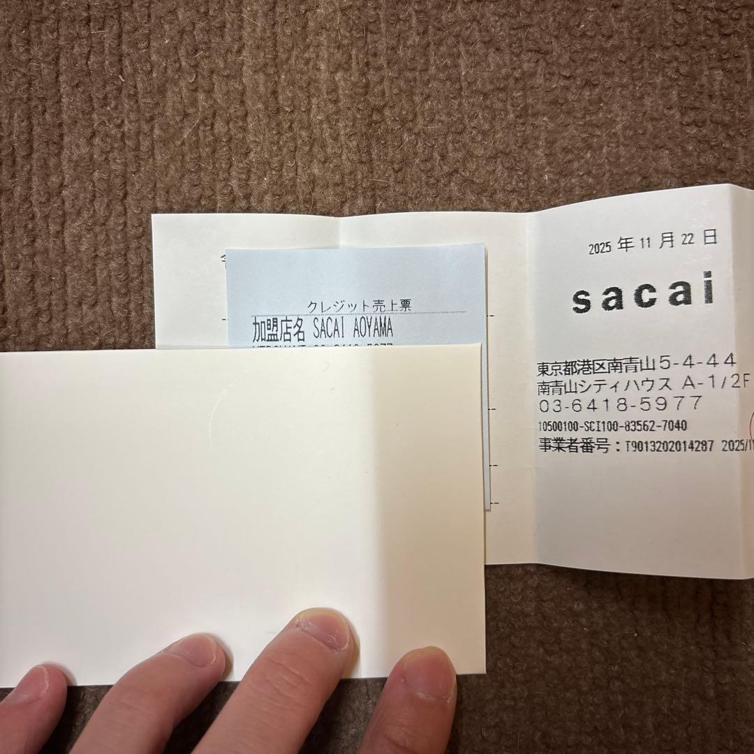 sacai THE t-shirt パックT 2枚　サイズ3