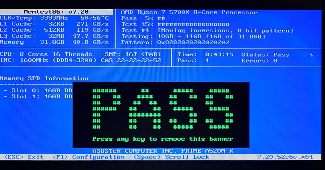 ドスパラセレクト DDR4 3200 16GB ×2 計 32GB 動作確認済