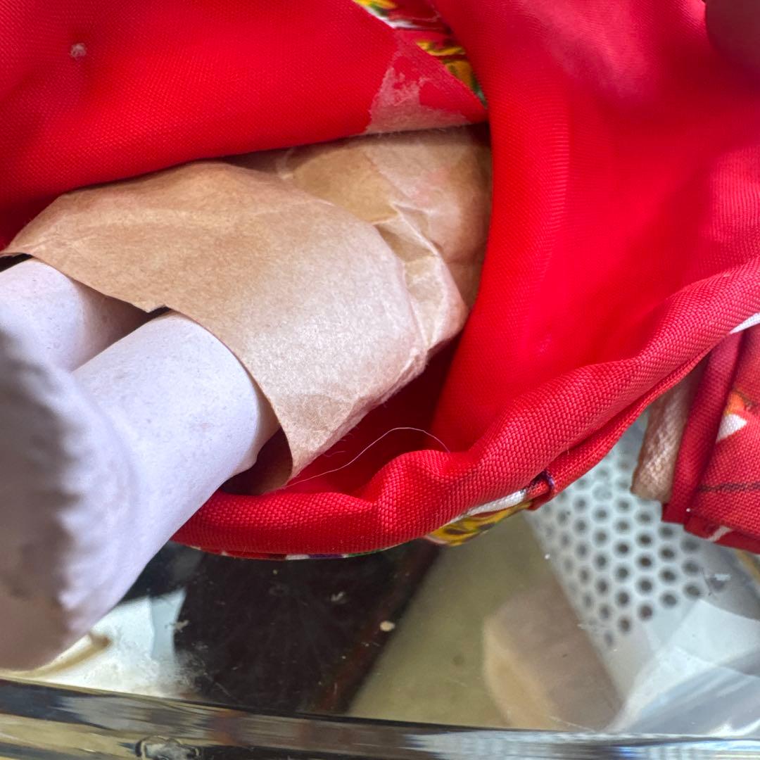 髪がのびる？　市松人形 赤い着物 陶器製