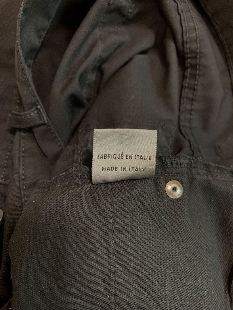 ディオール オム シワ加工ブラックパンツDiorHomme