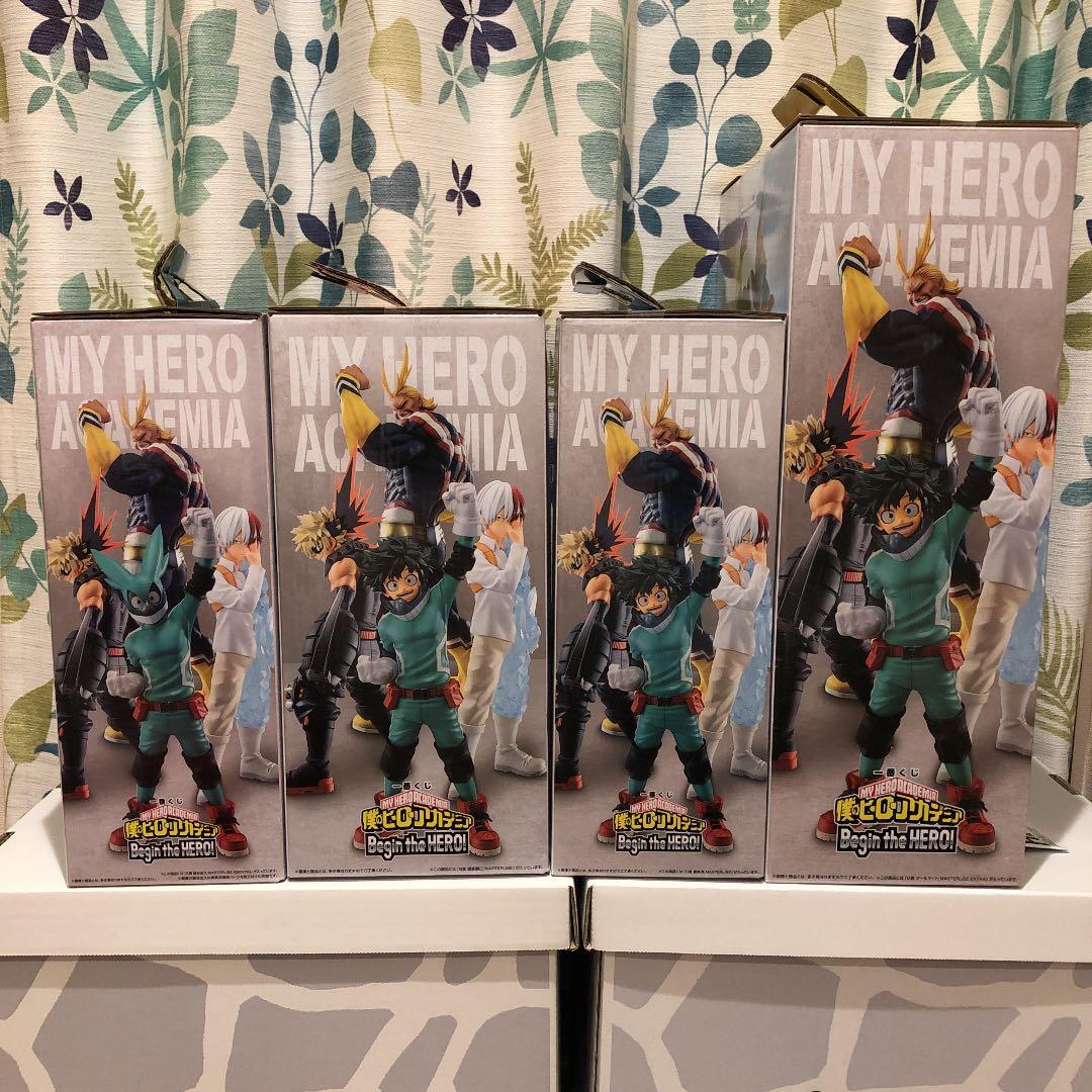 僕のヒーローアカデミア　ヒロアカ一番くじ　オールマイト　緑谷　爆豪　轟フィギュア