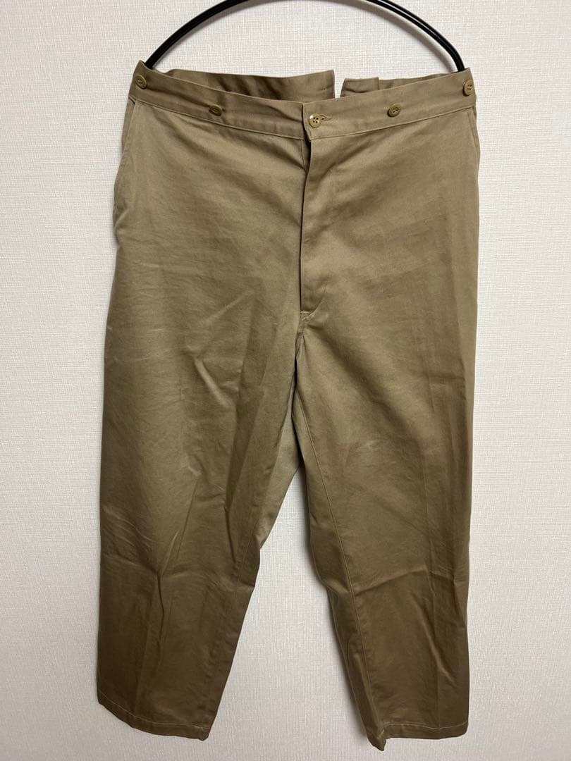 COMOLI コットンチノ オーバーパンツ　3