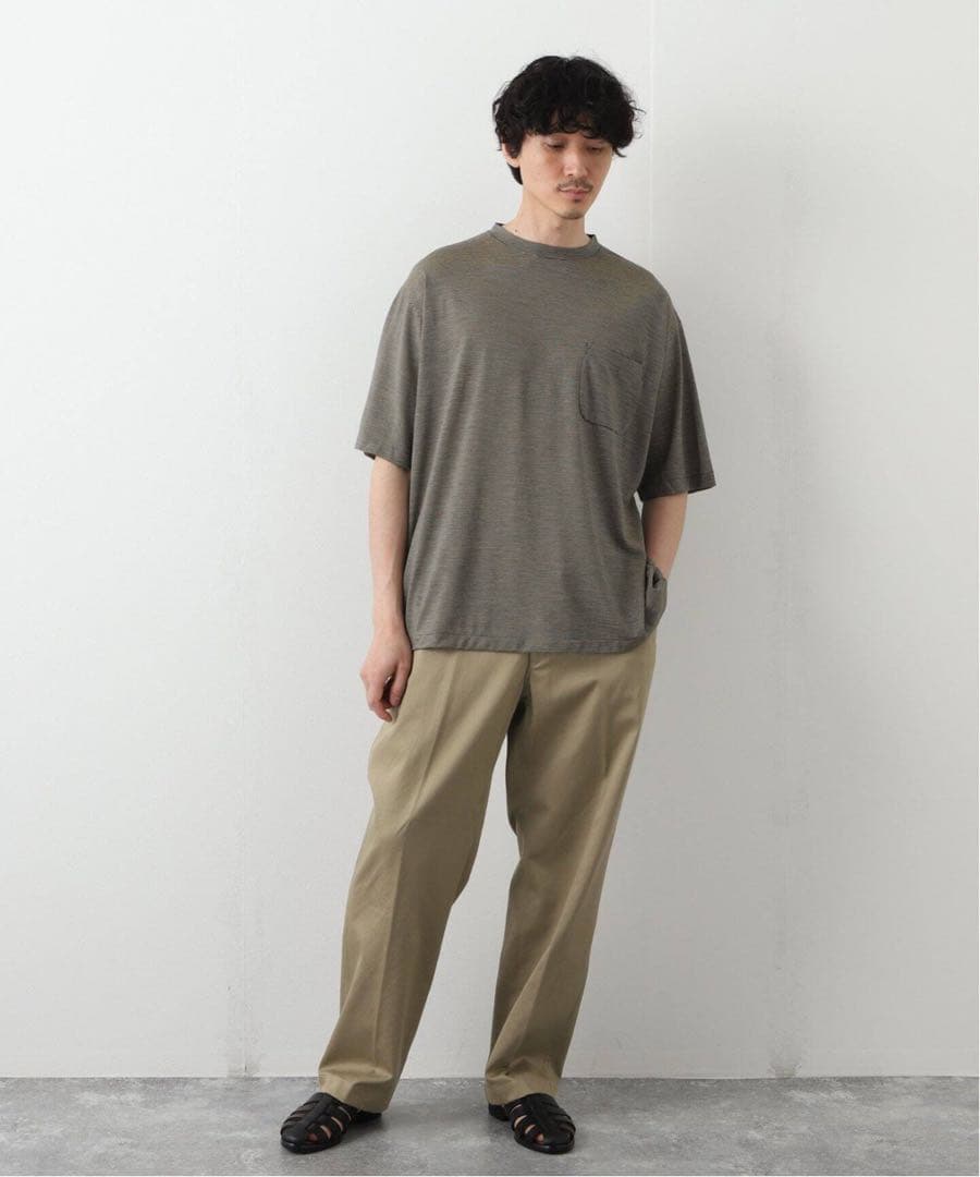 COMOLI コットンチノ オーバーパンツ　3