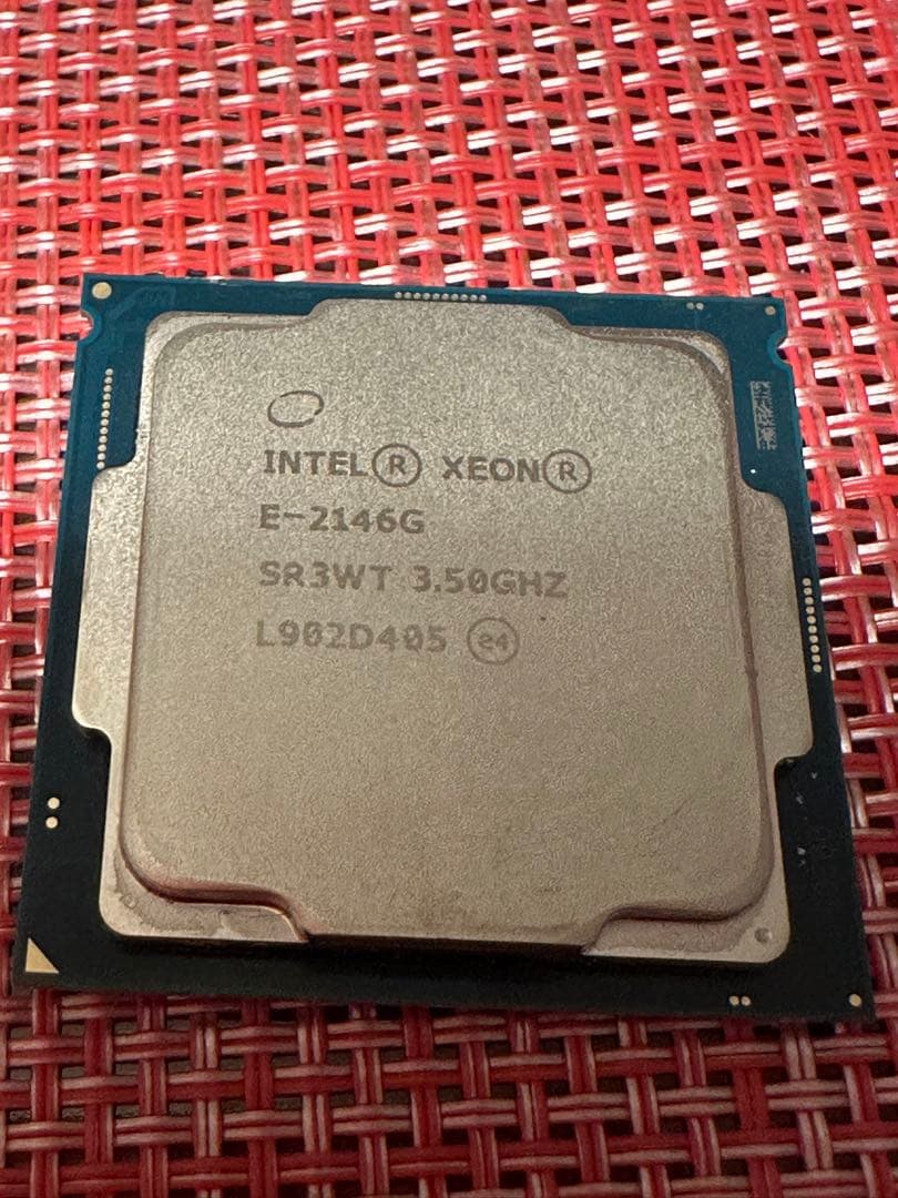 CPU Intel Xeon E-2146G 3.50GHz CPU