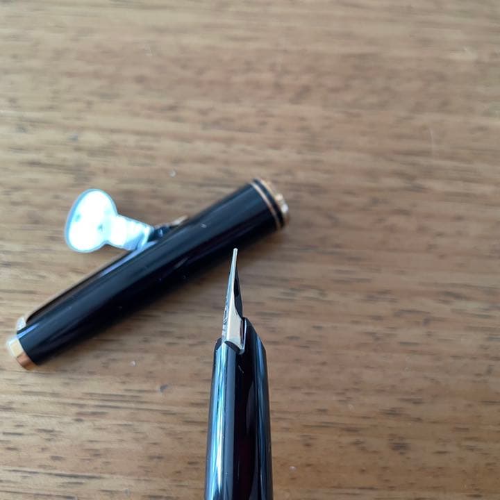 MONTBLANC モンブラン 万年筆 EF 黒 W-Germany 西ドイツ製