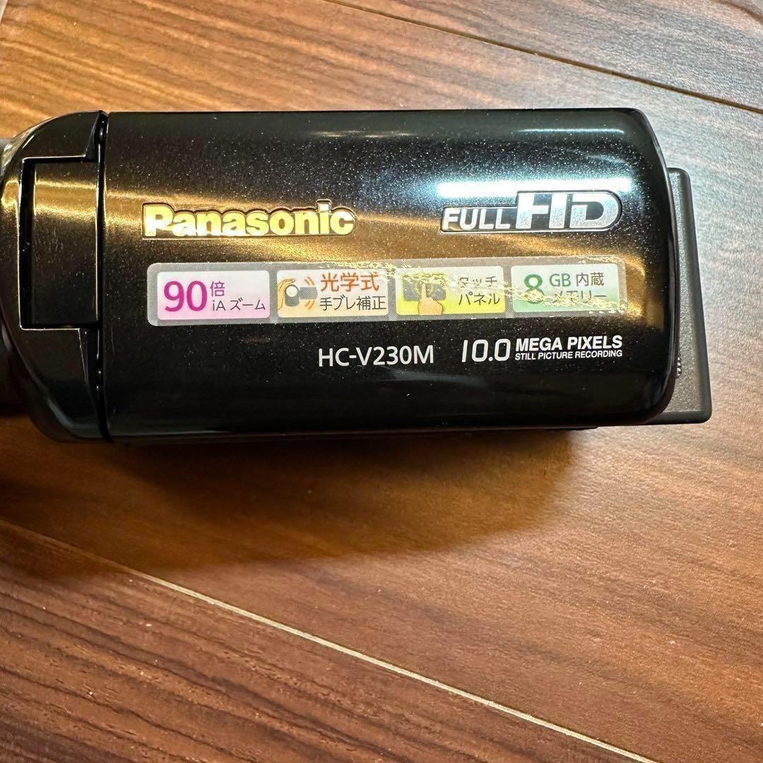 Panasonic HC-V230M-W ビデオカメラ 2453