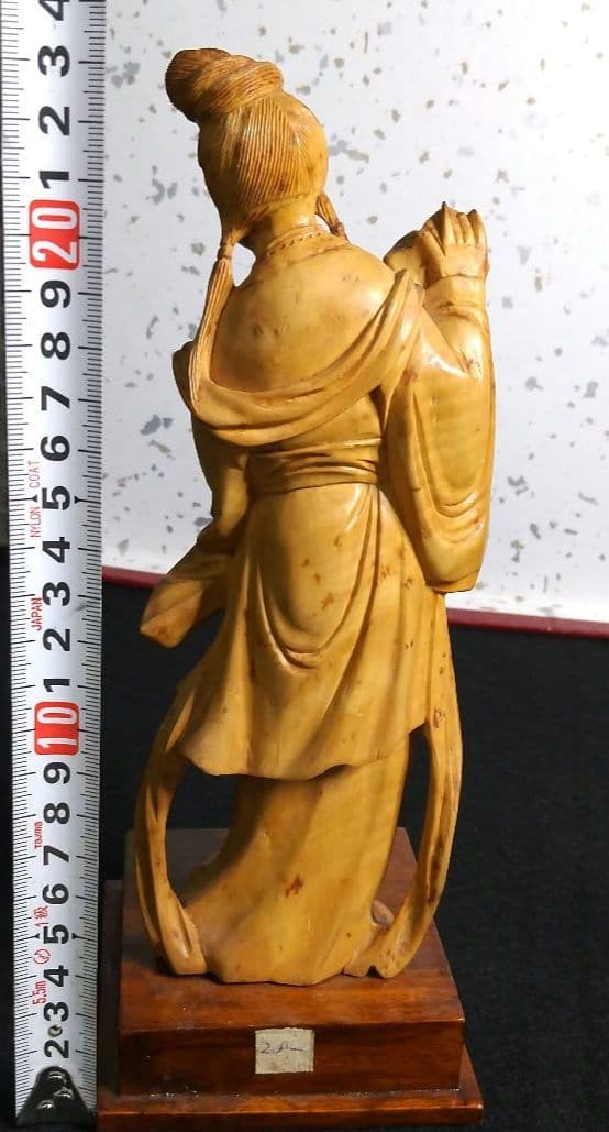 ☆★☆【期間限定特価！古美術 木彫り天女】