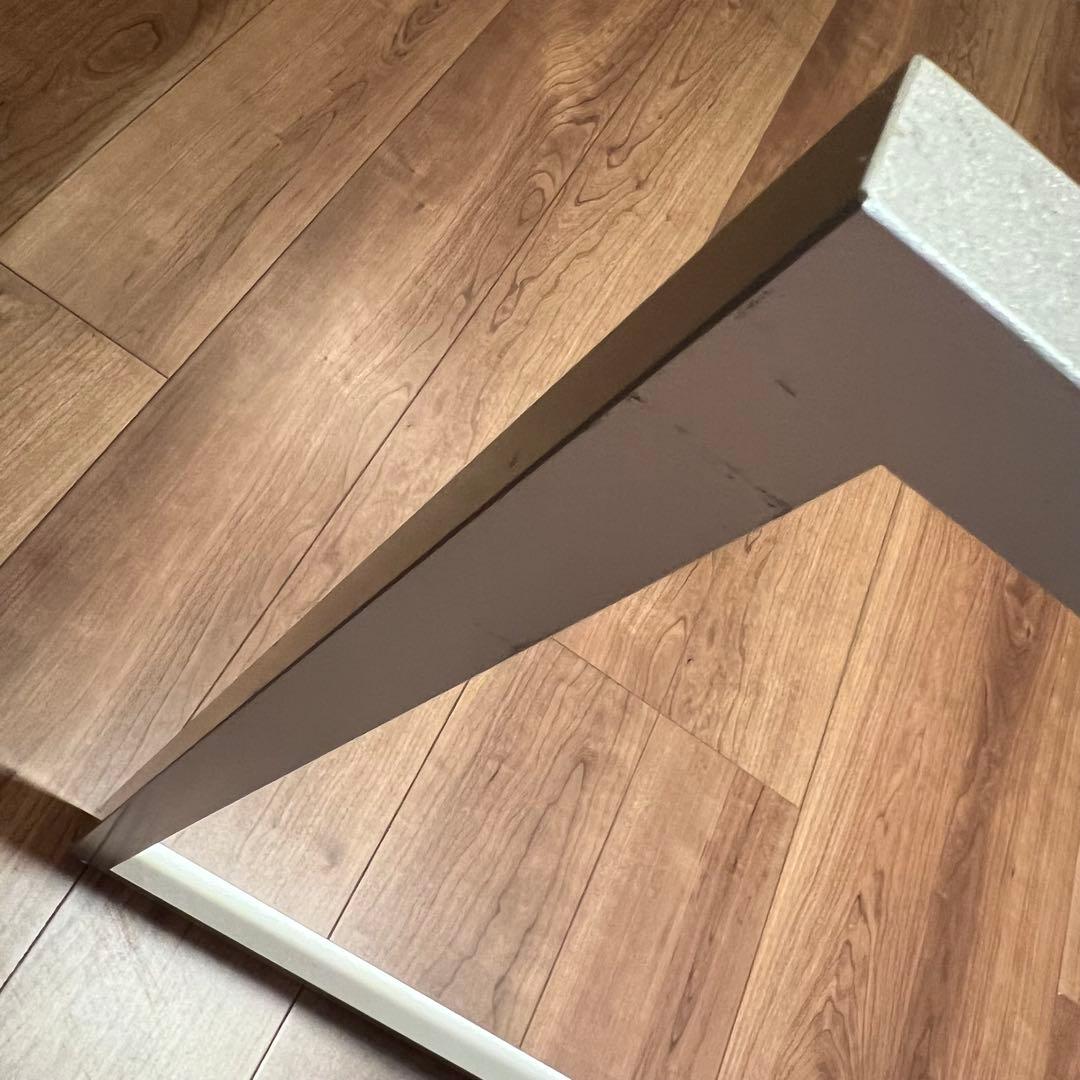 BISLEY ビスレー Lフット シルバー 600 デスク用脚 スチール