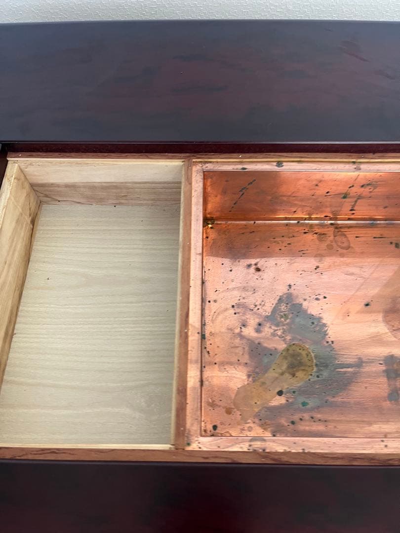 【昭和レトロ】囲炉裏テーブル　座卓　火鉢　関西火鉢　アンティーク　古民家　高級