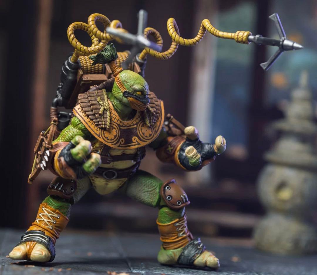 rage toys1/12 戦国 忍者 亀 弩弓マスター可動 フィギュアセット