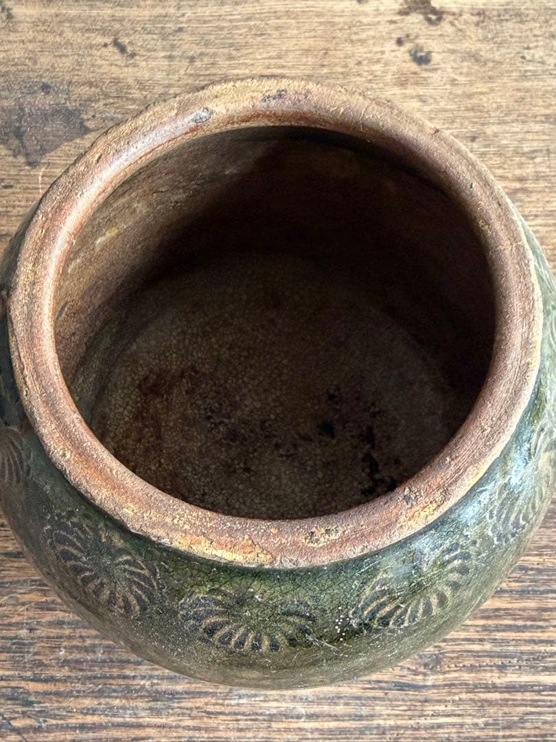 古瀬戸　呂宋　小壺　花器　花瓶