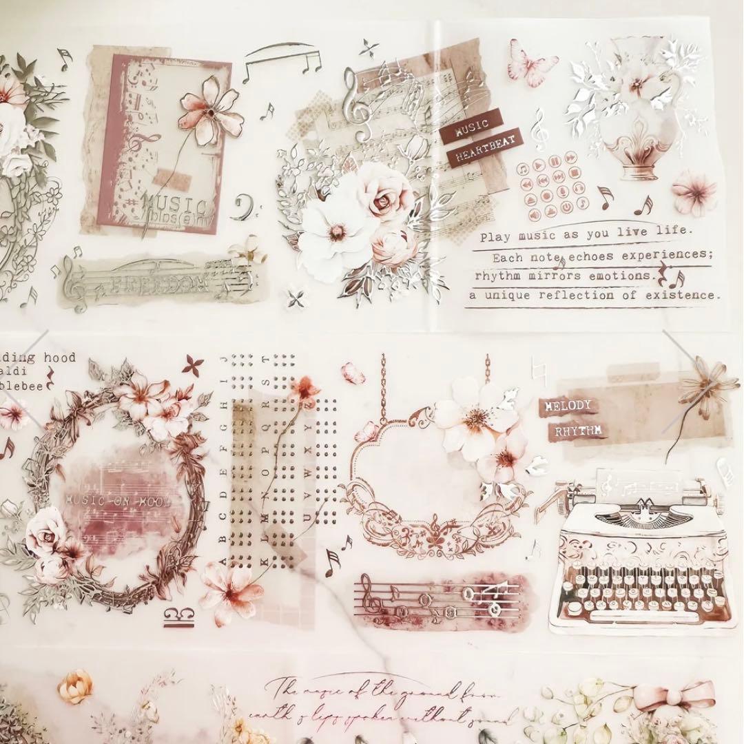 Journal pages 海外マスキングテープ　マステ 【1898】