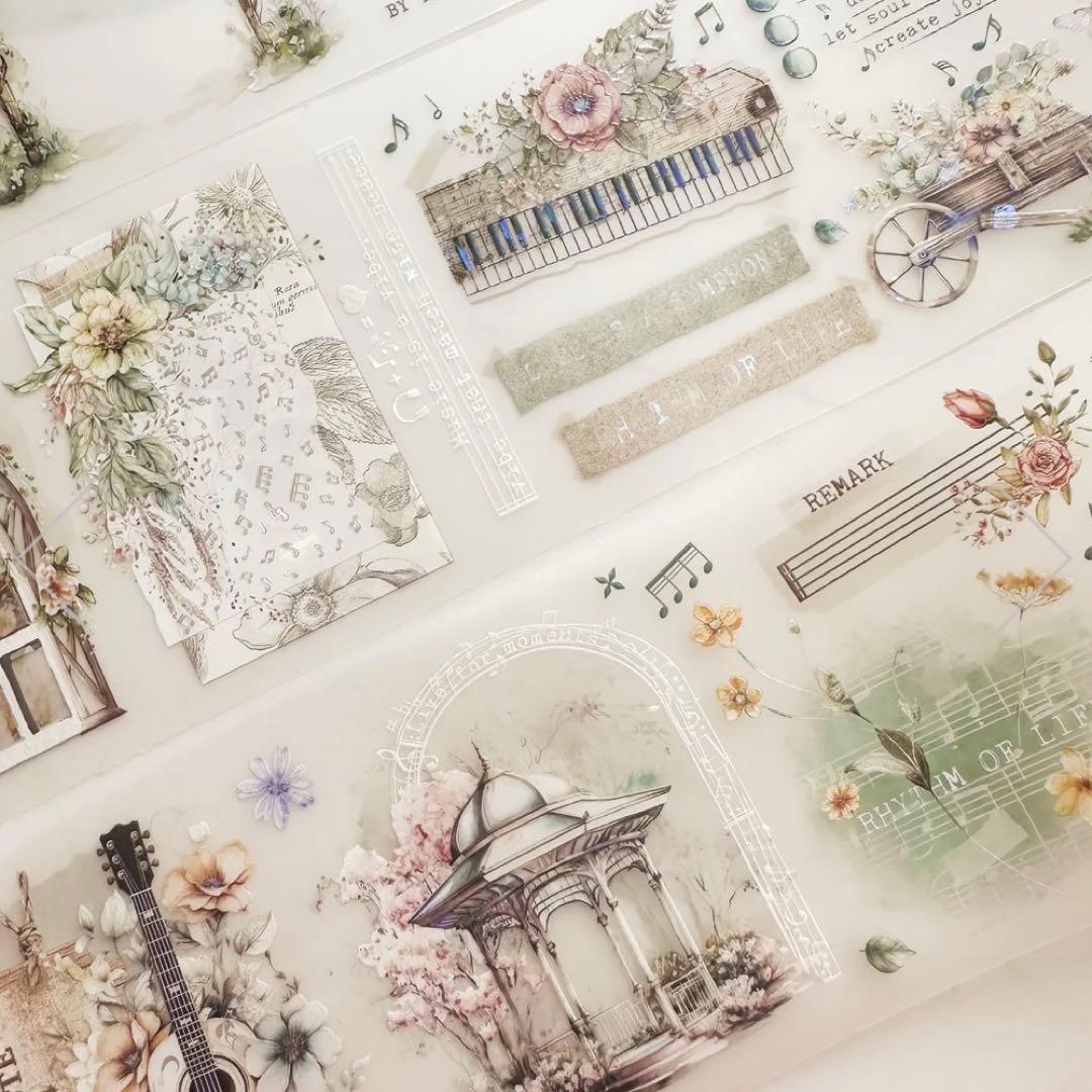 Journal pages 海外マスキングテープ　マステ 【1898】