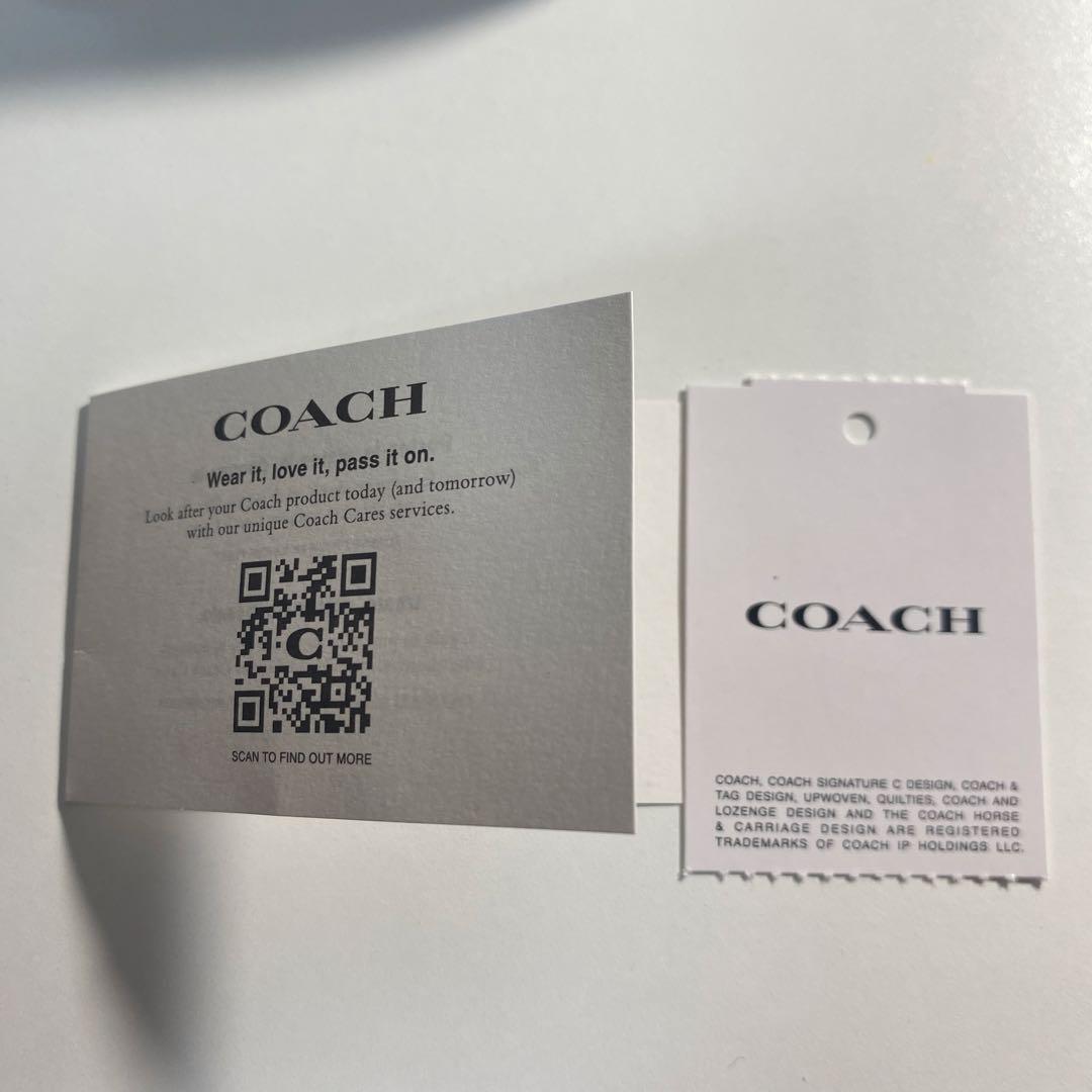 【新品】COACH タビー ウォレット 黒 レザー 二つ折り財布