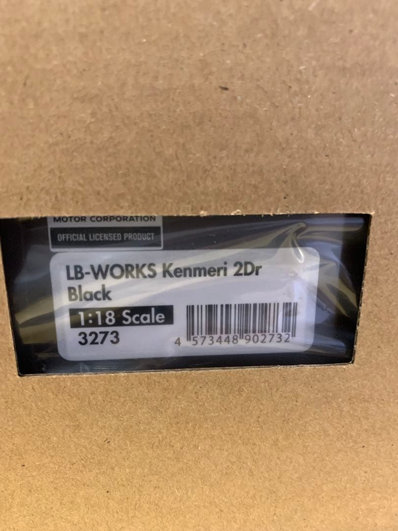 イグニッションモデル　1/18 LBWK ケンメリ ブラック　3273