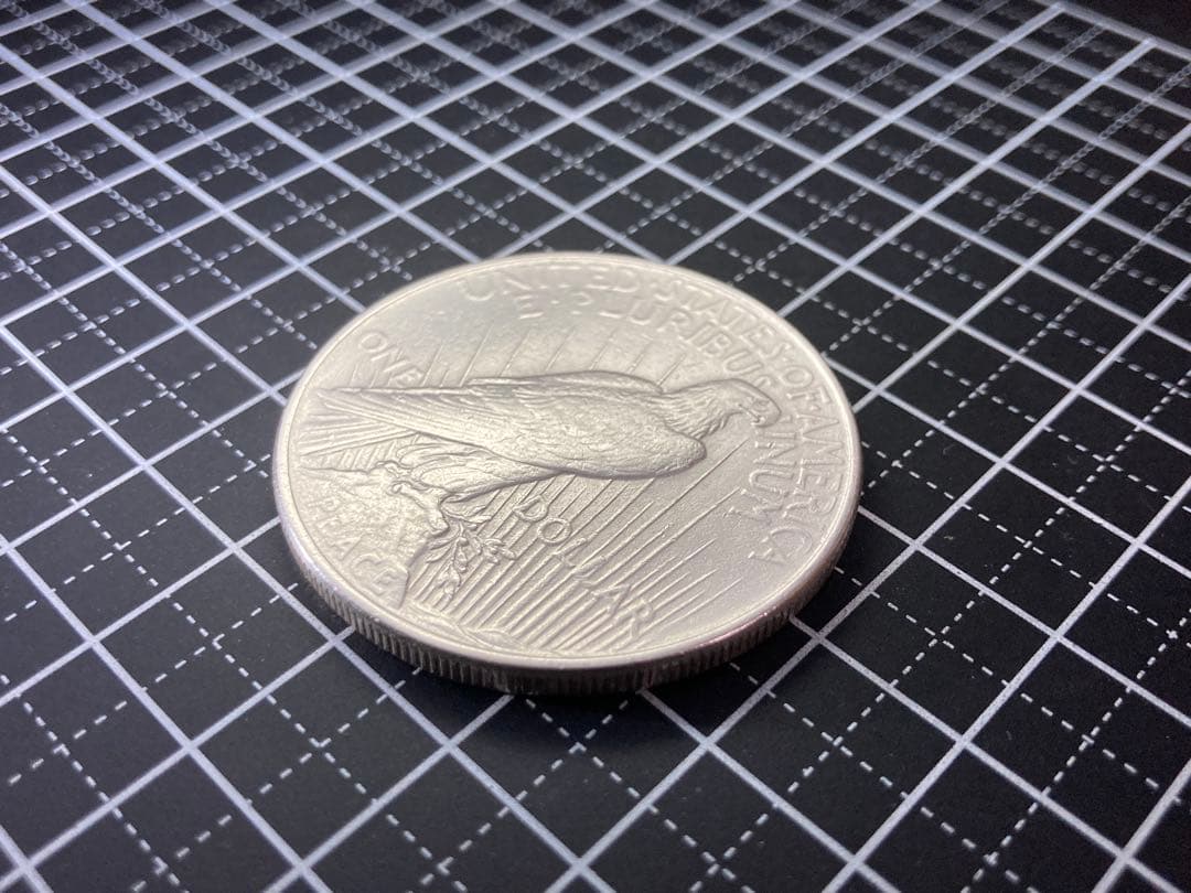 【アメリカ】ピースダラー1ドル銀貨(1922年)