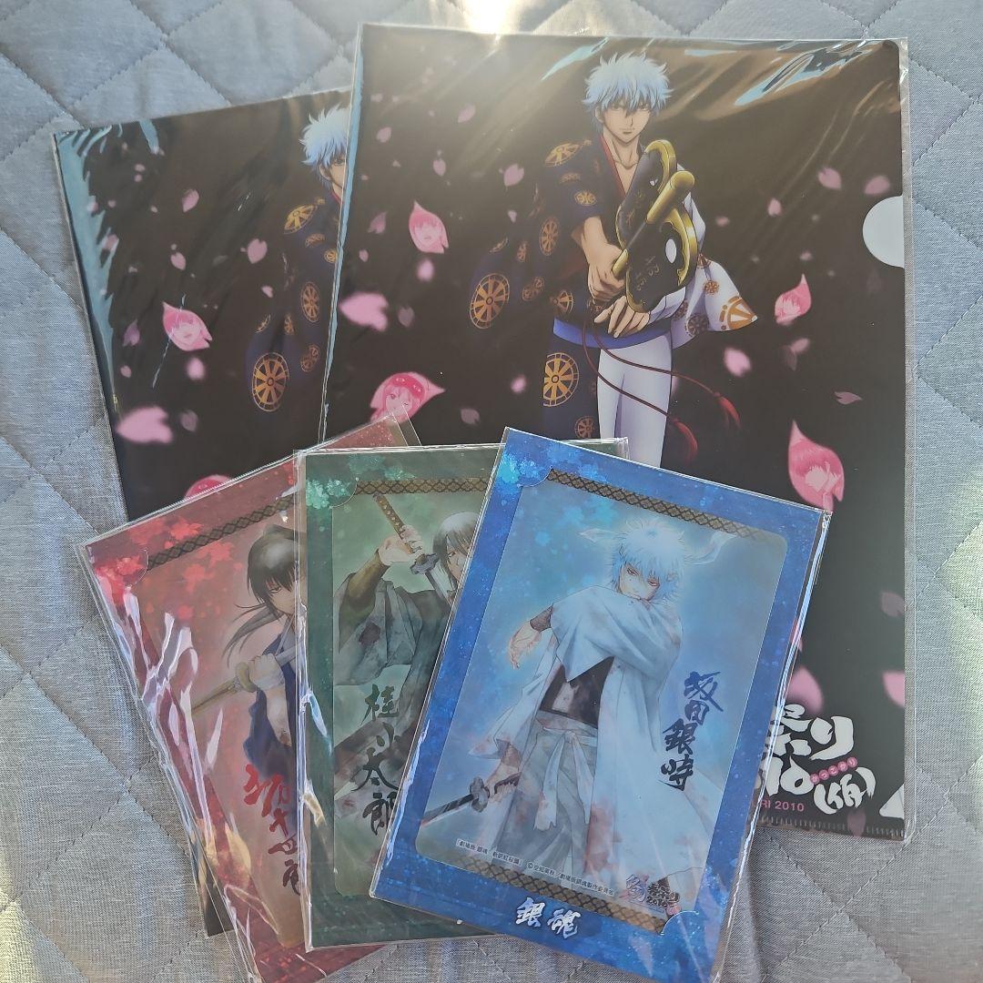 銀魂　春祭り2010(仮)　クリアポストカードセット　クリアファイル