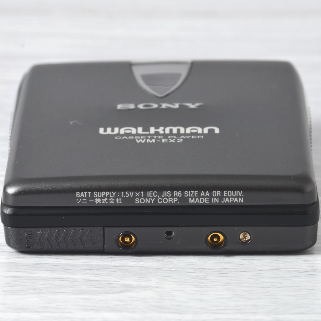 SONY WALKMAN WM-EX2 カセットウォークマン ブラック リモコン