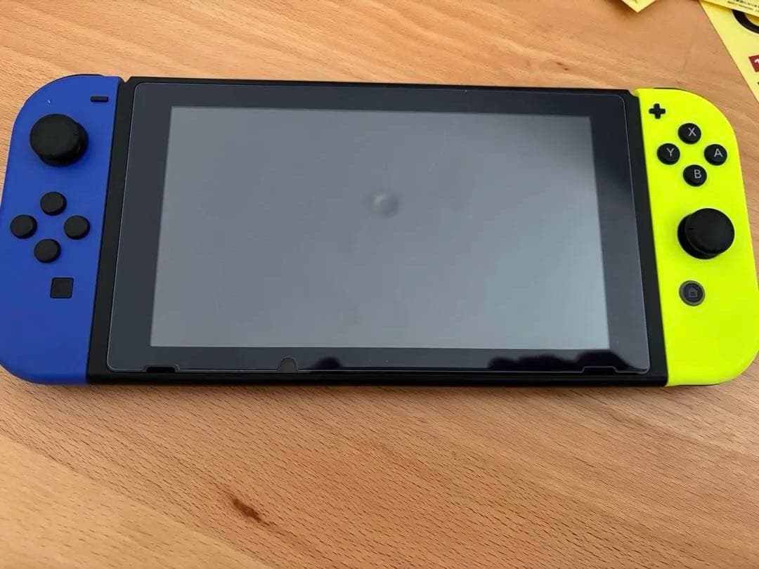 任天堂　Switch スプラ2無し　コントローラー交換マイクロSD128GB付き