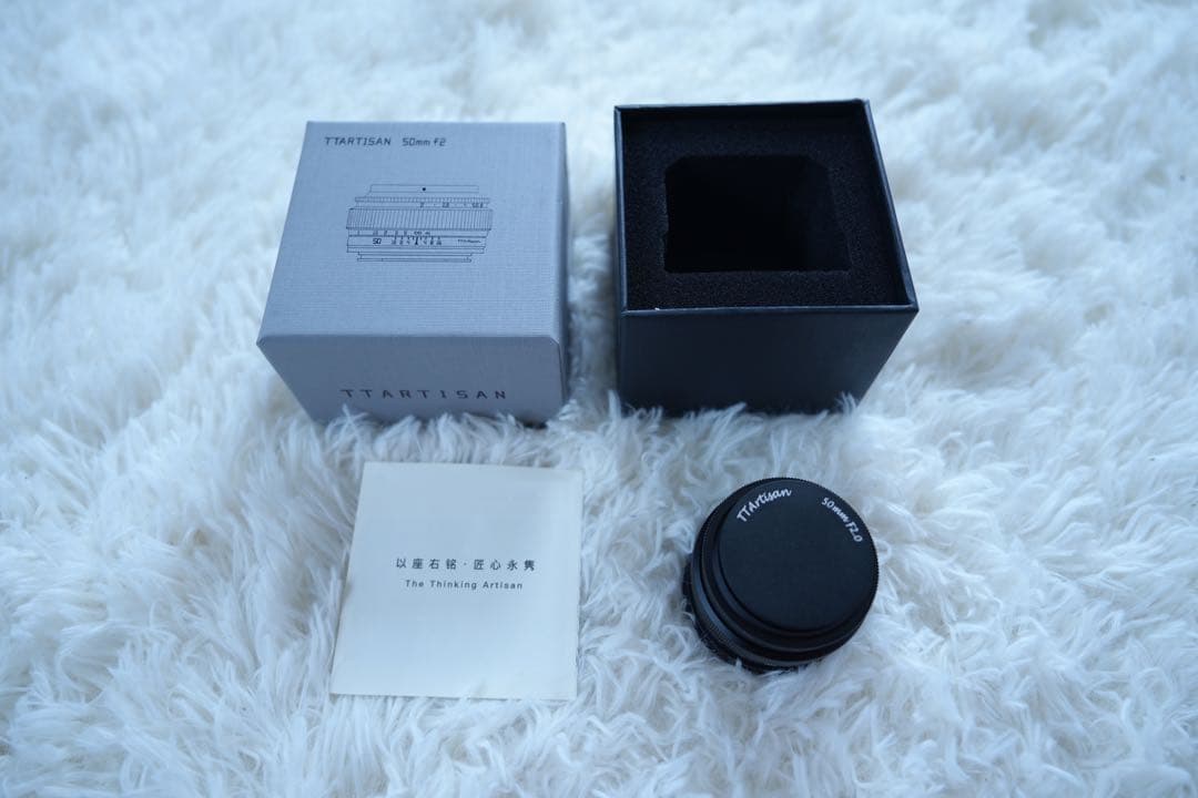 新品 銘匠光学 TTArtisan 50mm f/2 ブラック 単焦点レンズ