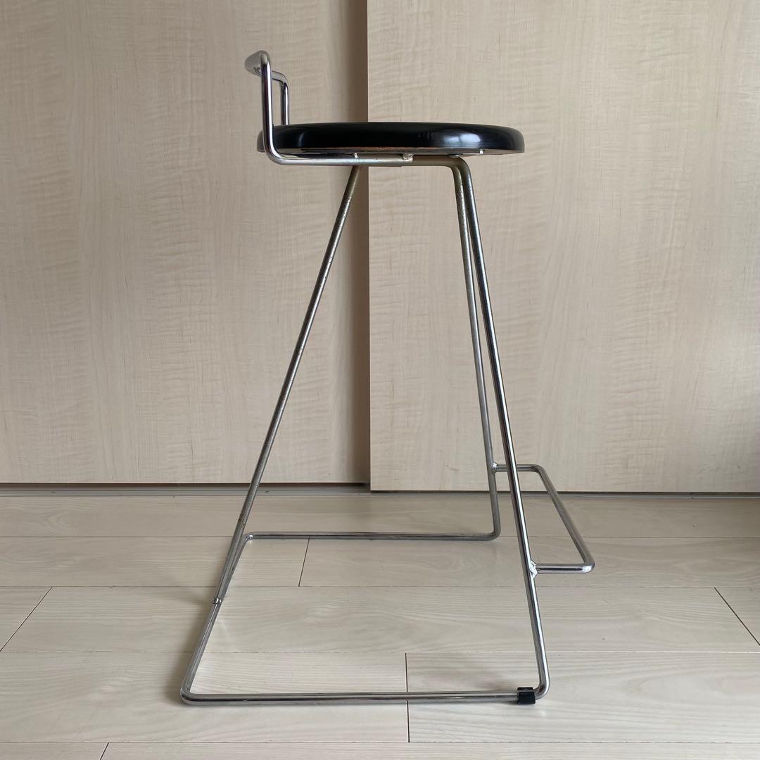 カウンターチェア 鉄脚 ハイチェア ビンテージ BARスツール