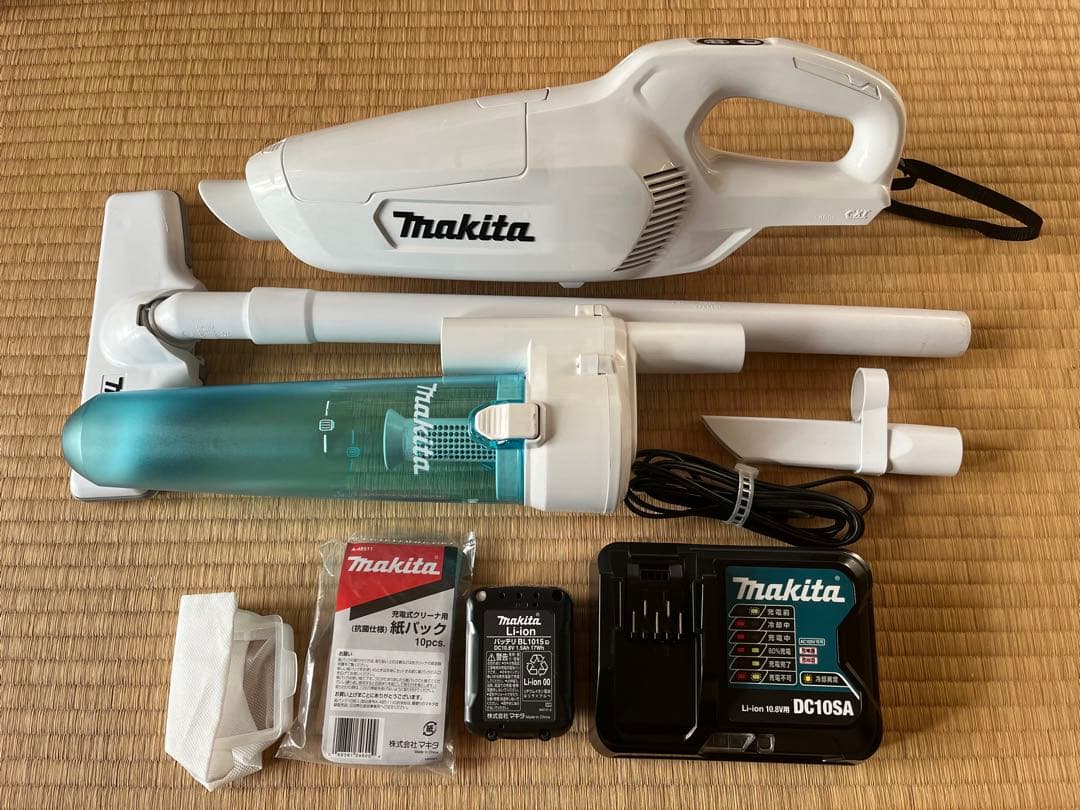 マキタ CL107FDSHW 充電式クリーナー サイクロンアタッチメント付き