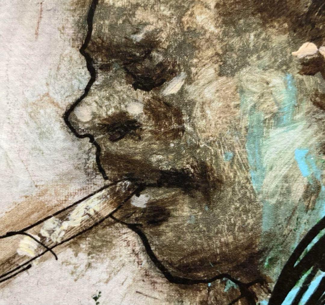 絵画・額縁・版画・津田耕・「Duets」・ピエゾグラフ・美術品・インテリア・雑貨