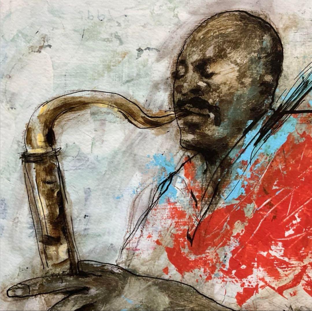 絵画・額縁・版画・津田耕・「Duets」・ピエゾグラフ・美術品・インテリア・雑貨