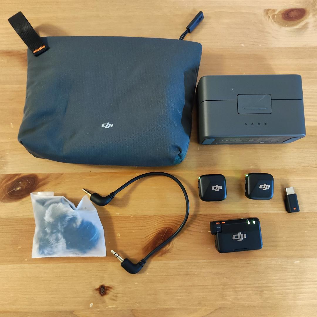 DJI mic mini　（2 TX + 1 RX + 充電ケース）