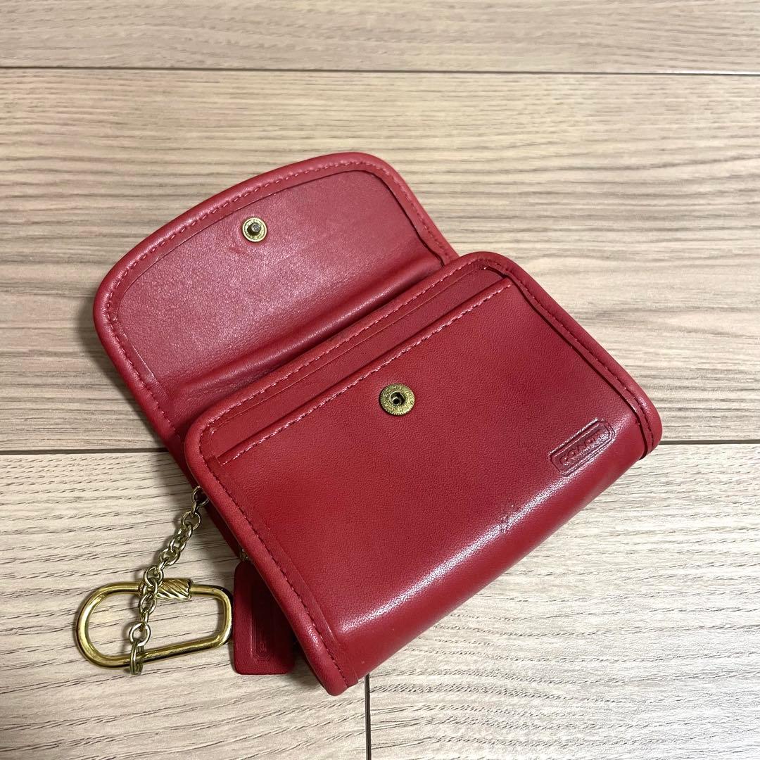 小物 OLD COACH 7219 MULTI FUNCTION PURS RED