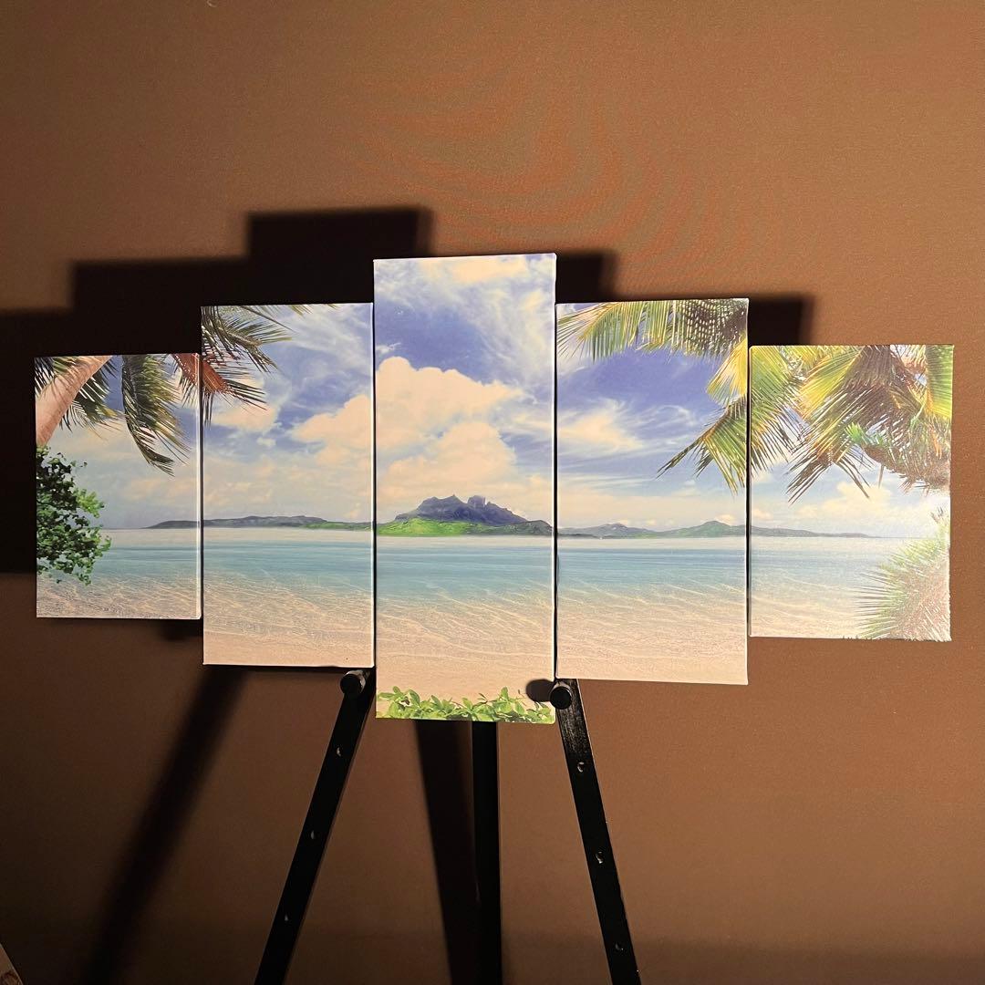 パネルアート アイランド デジタルプリント インテリア 絵画