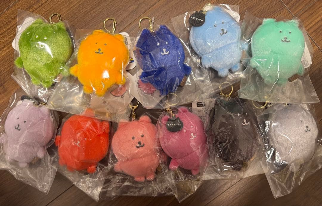 ナガノのくま カラーマスコット 11色セット　未使用未開封 ナガノマーケット