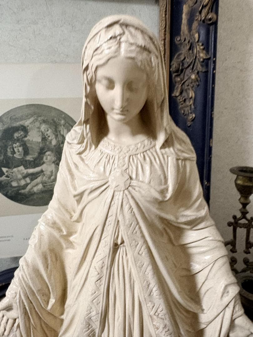 フランスアンティーク 聖母マリア像