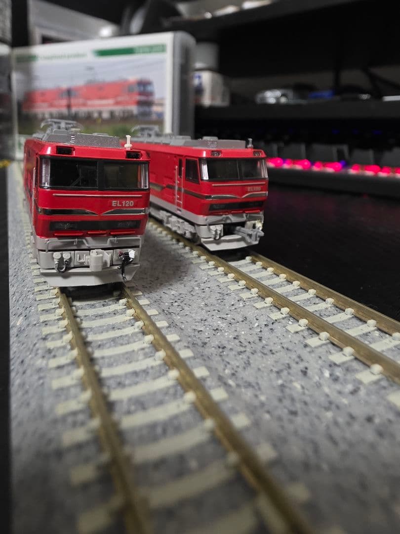 Nゲージ グリーンマックス名鉄EL120+ホキ80