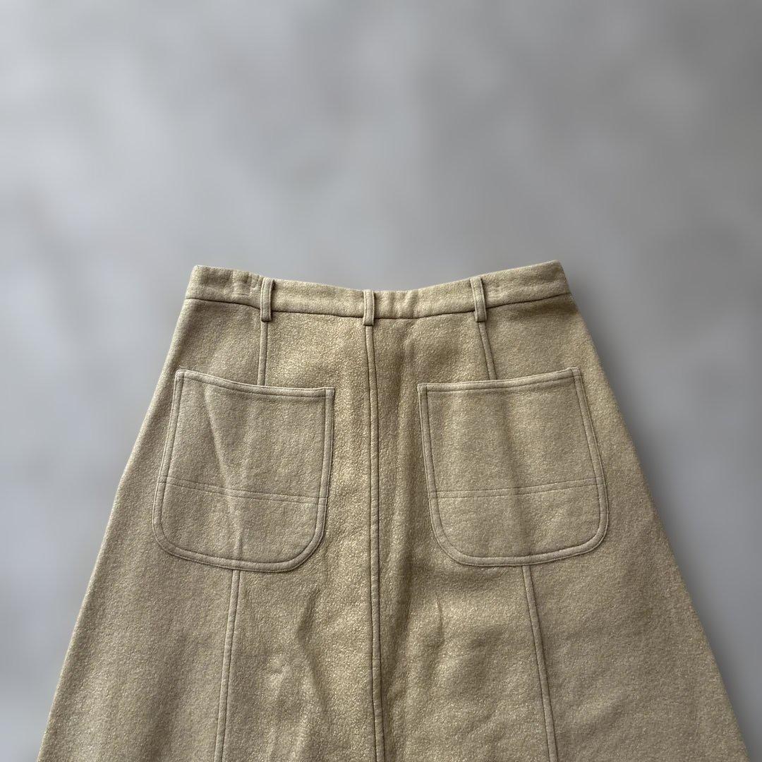 S、M、Lコムデギャルソン　サルエルパンツS ゴールドベージュ