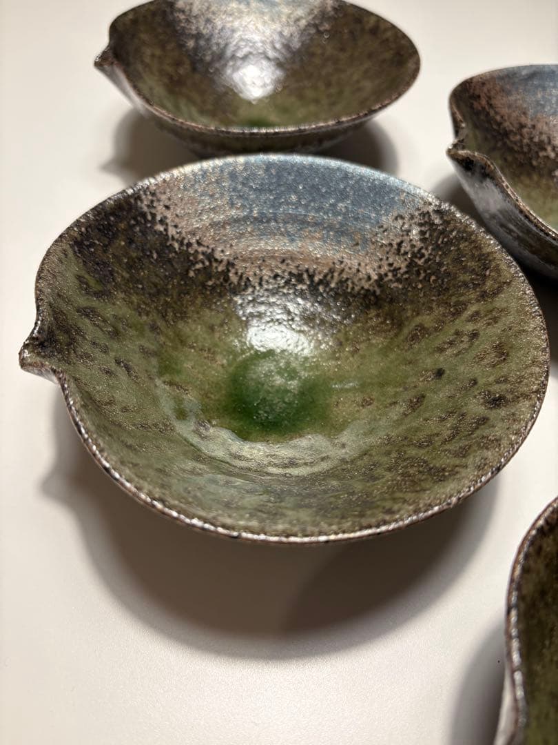 京都清水焼　森陶房　片口　五脚組