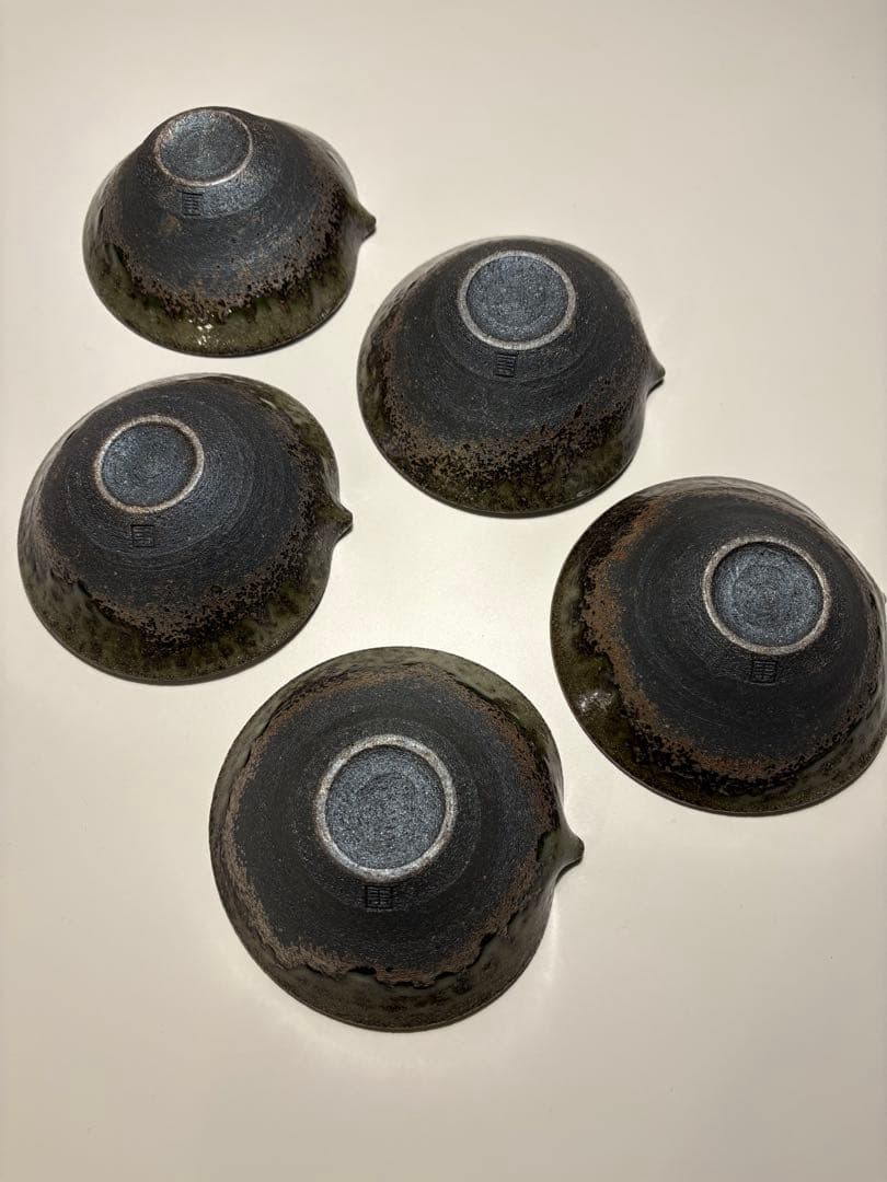 京都清水焼　森陶房　片口　五脚組