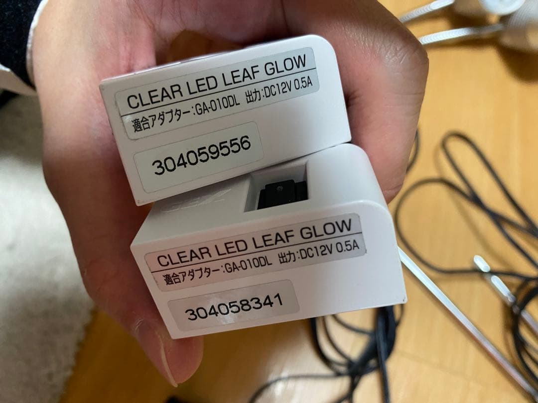 美品　CLEAR LED LEAF GLOW 水草育成ライト×2