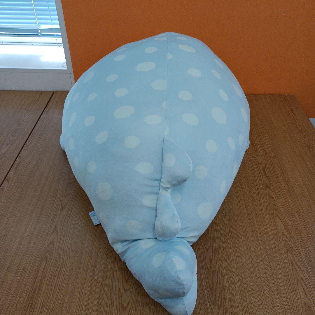 タグ付き　サンエックス　ジンベエさん　特大スーパーもーちもちぬいぐるみ　7th