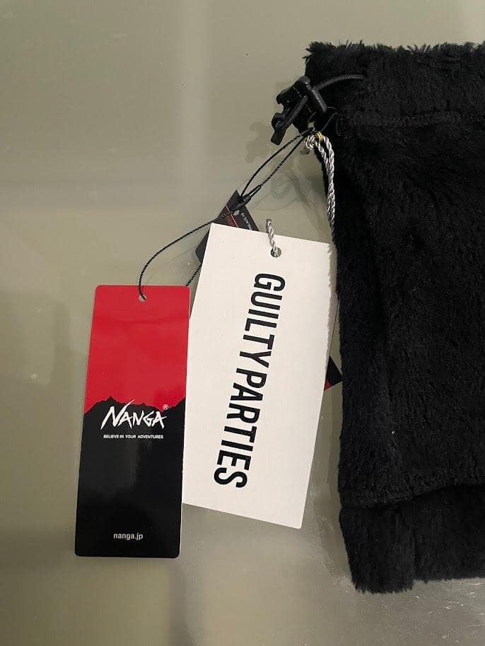 新品 ワコマリア ナンガ ポーラテック ブラック ネックウォーマー Nanga
