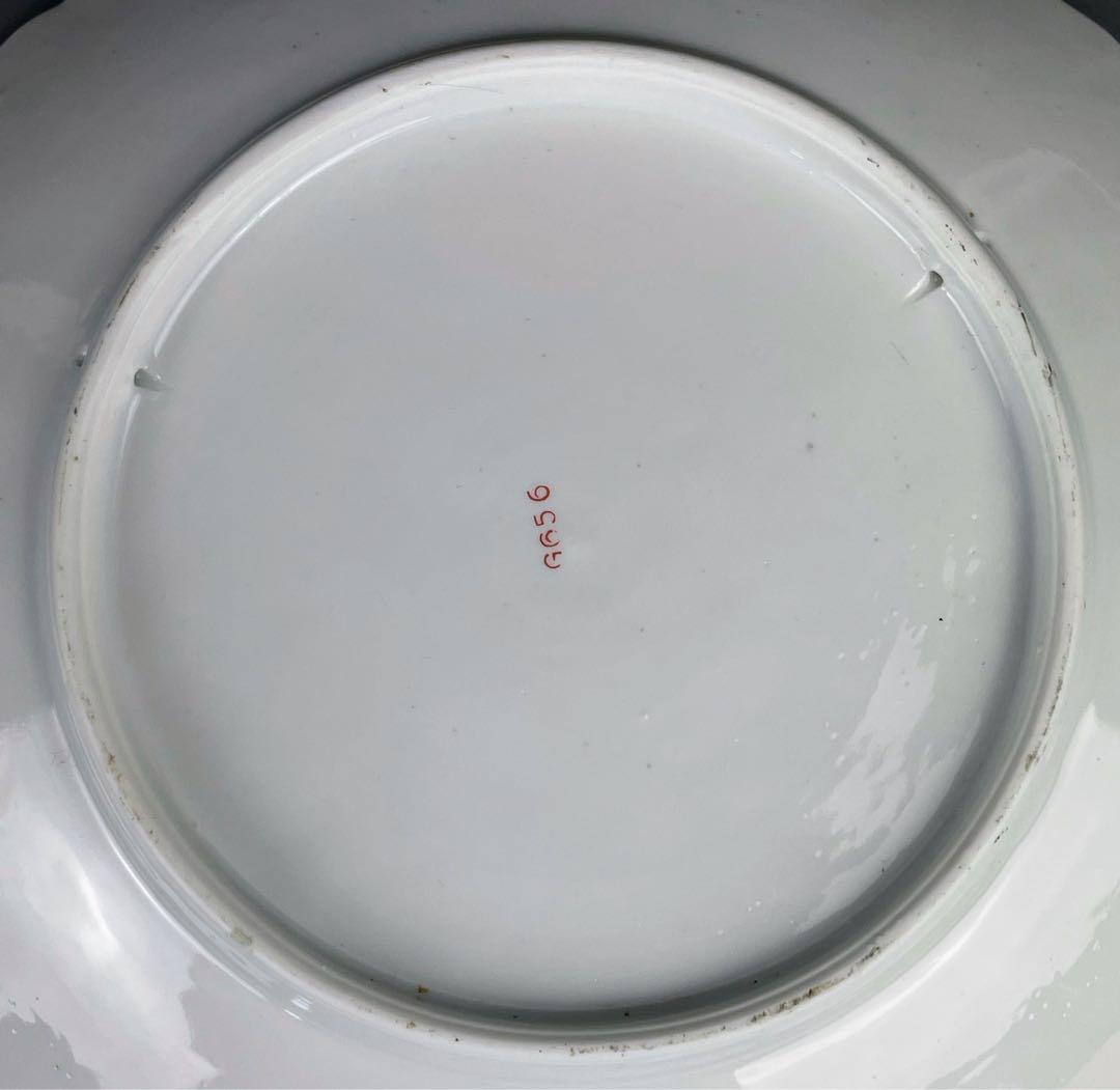 マイセン グランツゴールド風 キャビネット プレート 皿 レリーフ ロココ調