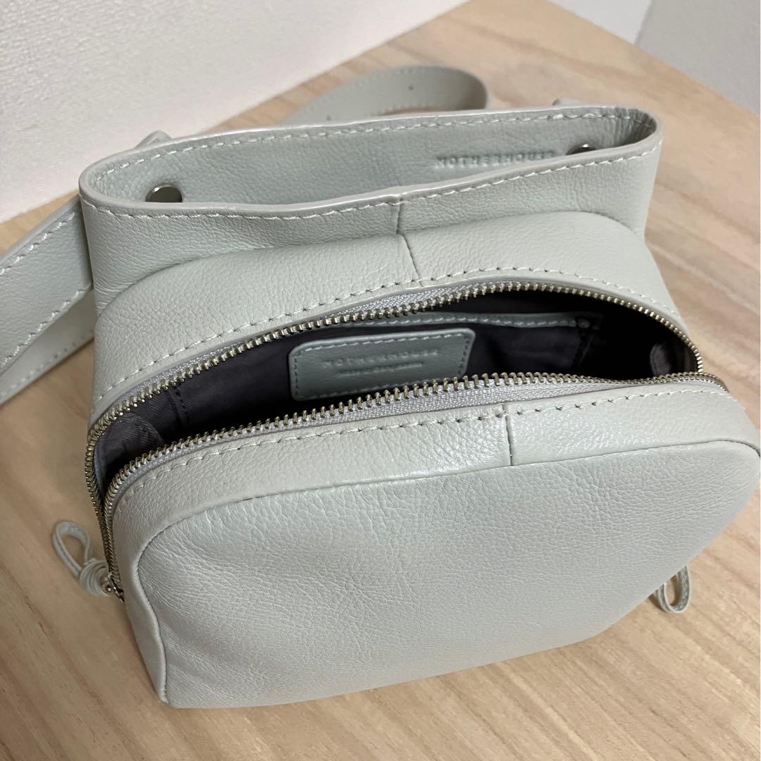 極美品✨【現行品】マザーハウス SORA M 2way ショルダー ホワイト