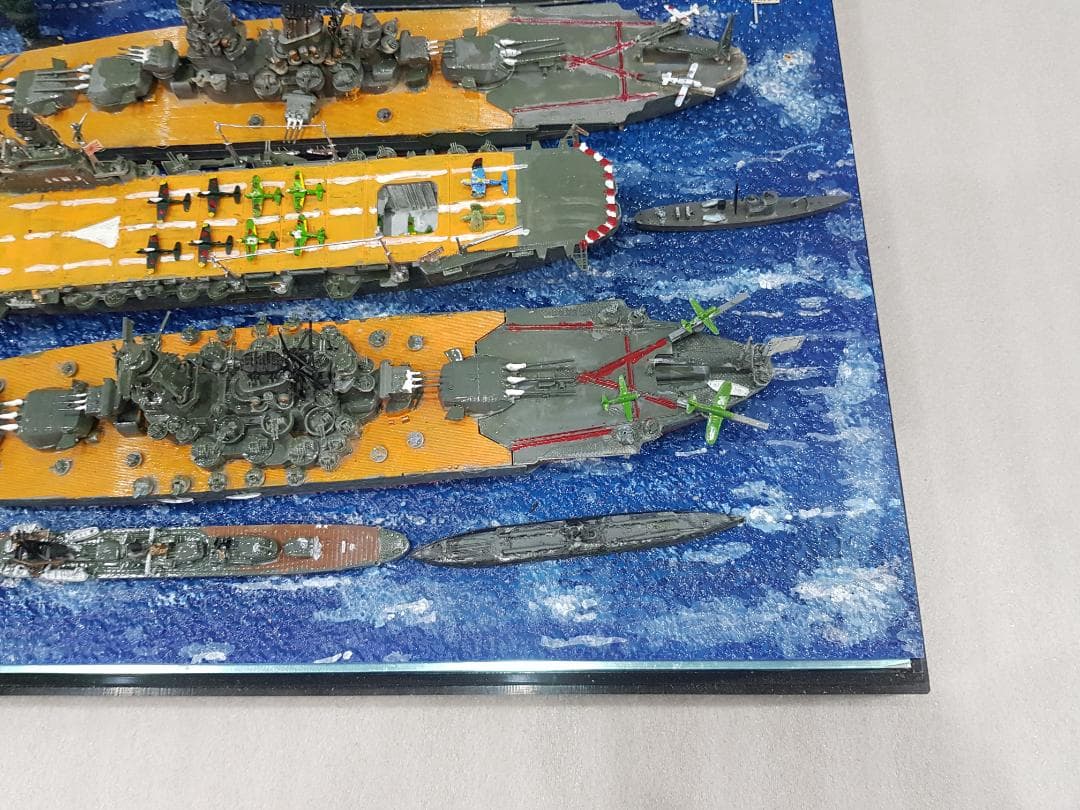 艦船ジオラマ模型 ゴジラ付き 戦艦・空母・駆逐艦 コレクション [20]