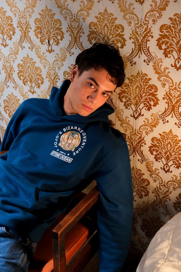 Ｍサイズ ジョジョの奇妙な冒険 海外ライセンス版 フーディー パーカー 空条徐倫