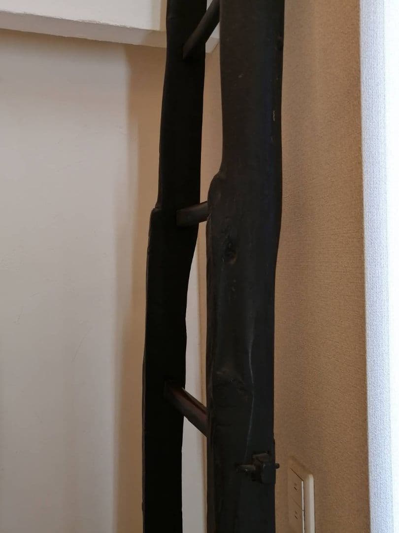 【最終価格】養蚕農家の古いはしご（江戸時代）