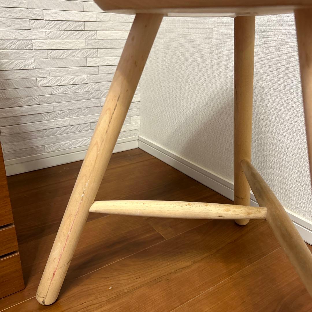 シューメーカー　スツール　高さ49センチ　ソープ仕上げ