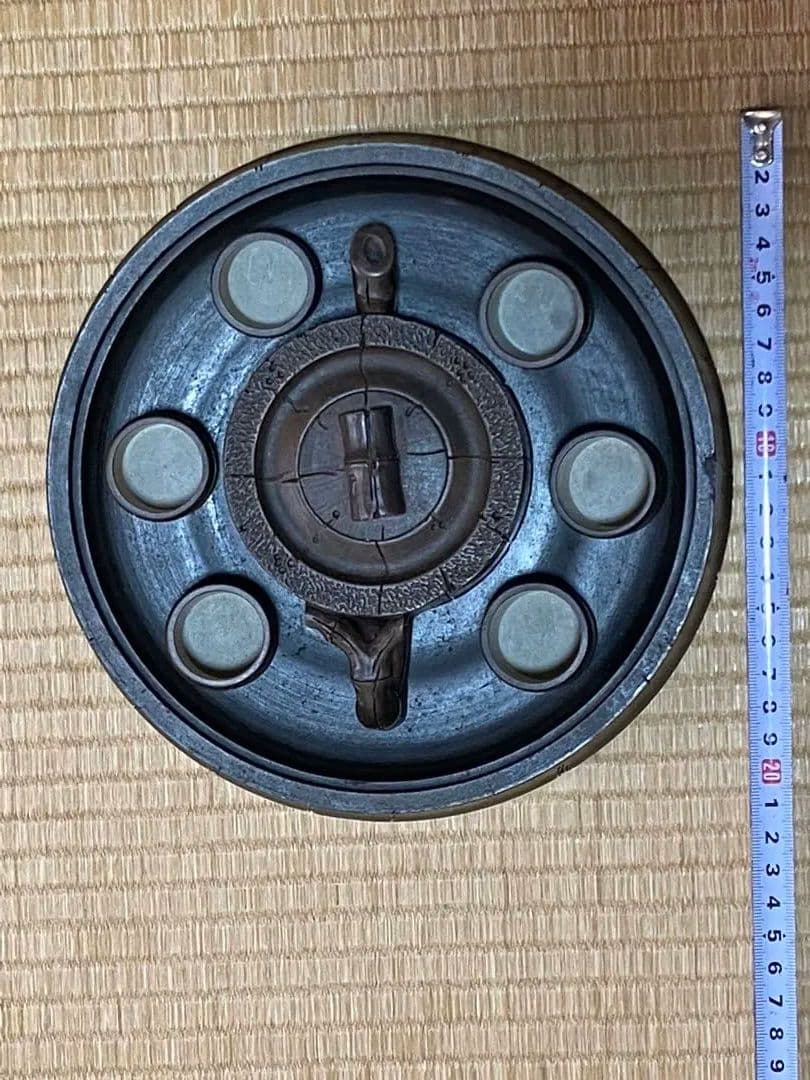 ♦中国？台湾 竹節形 茶道具1式 茶壺 茶碗 盆 急須 紫泥 煎茶道具 骨董品